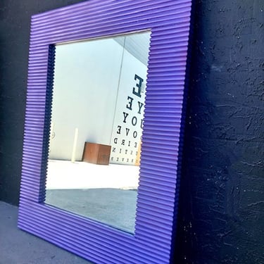 Purple Post Modern Mirror
