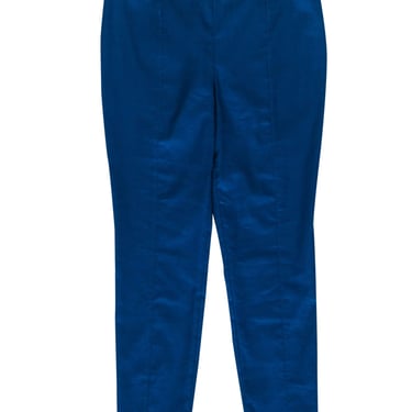 Veronica Beard - Aqua Blue Linen Blend Tapered Pants Sz 4