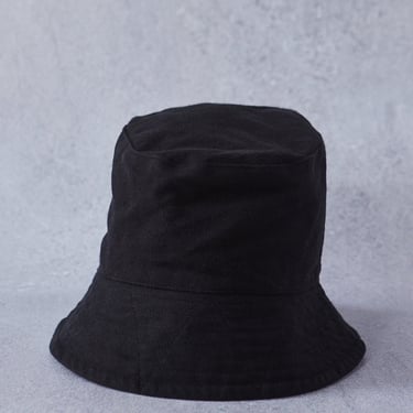 Engineered Garments Bucket Hat, Black Moleskin