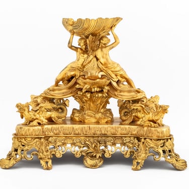 Louis XV Style Gilt Bronze Caviar Server Centerpiece