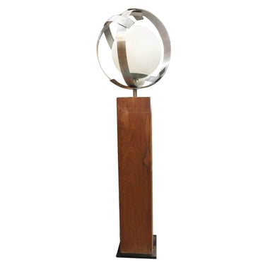 Mid-century Aluminum Sculpture Pedestal 