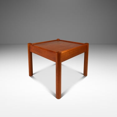 Danish Mid-Century Modern Coffee / Side / Corner Table in Teak by Domino Møbler, Denmark, c. 1970s 