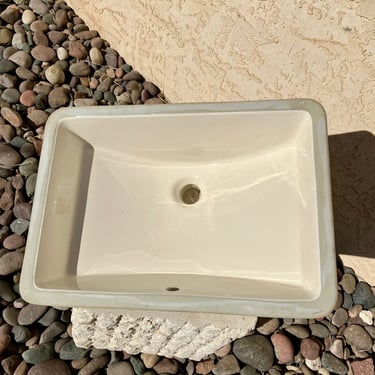 ( set of 2 ) Peach Rectangular Porcelain Sink