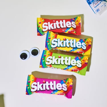Mini Food Fridge Magnet - Skittles