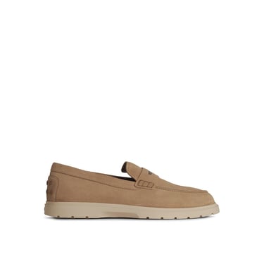 Tod's Beige Suede Loafers Men