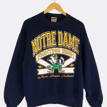 Vintage NCAA Notre Dame Fighting Irish Indiana Logo Sweatshirt Sz L