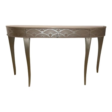 Caracole Modern Art Deco Style Gray Lillian Console Table