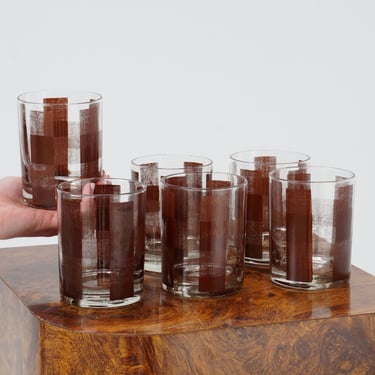 Brown Checked Tumbler 