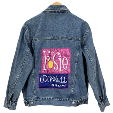Vintage 90's The Rosie O’ Show Blue Denim TV Promo Jacket Women's Medium