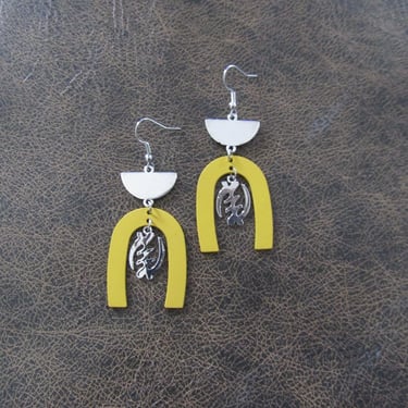Adinkra symbol earrings, silver Gye Nyame earrings 7 