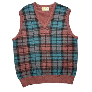 Vintage PRINGLE V-Neck Sweater Vest ~ size 44 (Large) ~ 100% Wool ~ Made in Scotland 