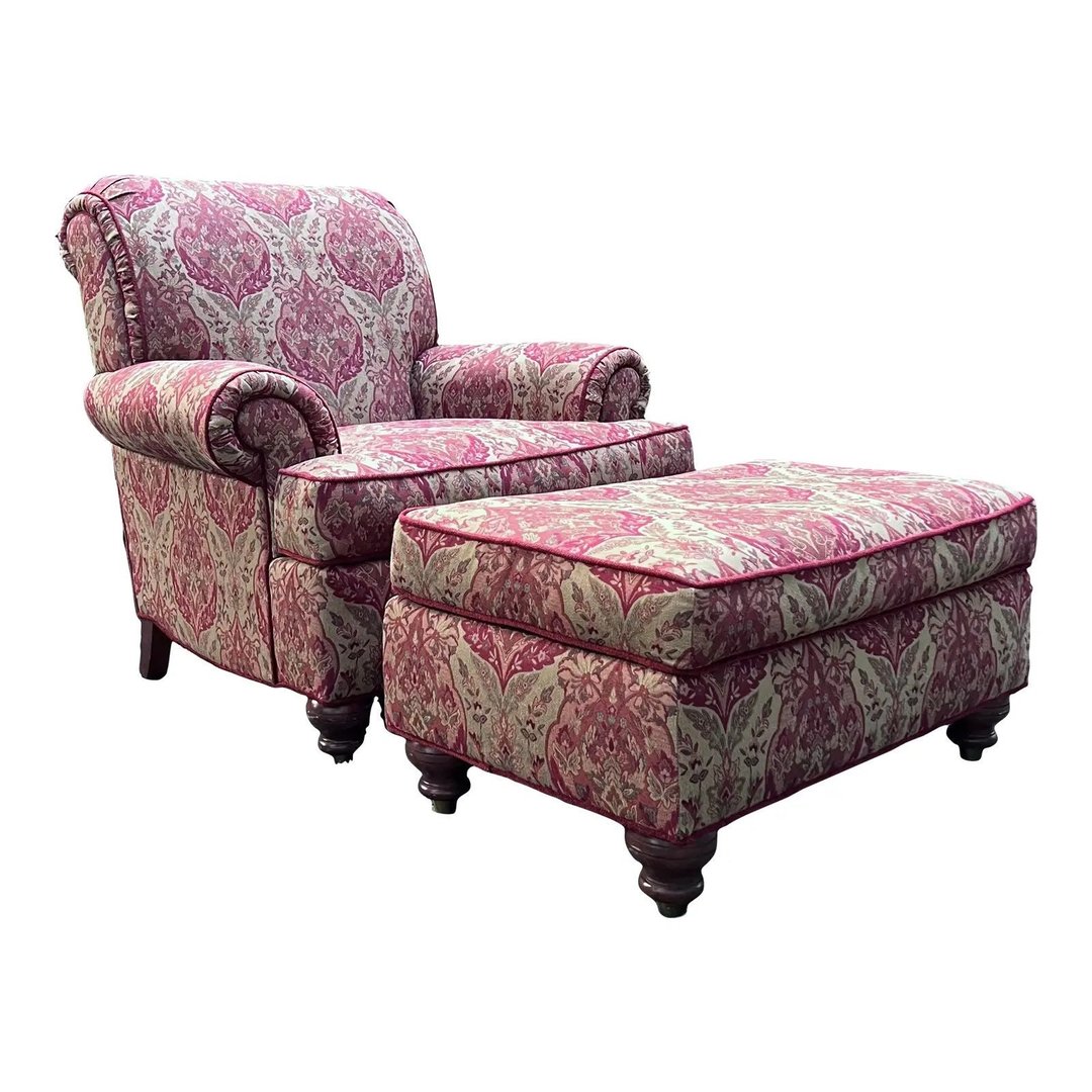 Ethan Allen Club Chair With Ottoman 2nd Story Trading Co Rockaway, NJ