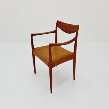 Rare Teak Armchair By Rolf Rastad & Adolf Relling Norway 1960s 