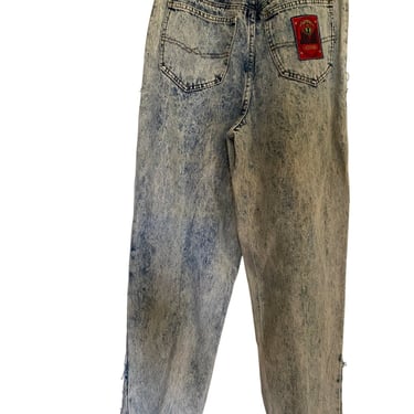 Vintage 80s 90s Acid Wash Jeans Sasson Denim Blue Jean Pants 26x