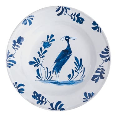 Astier de Villatte Heron Soup Plate