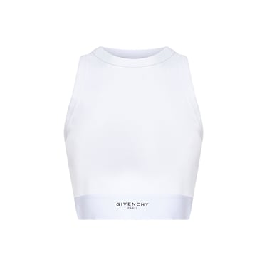 Tシャツ・カットソー BURBERRY WHITE STRETCH COTTON TANK TOP Burberry Ribbed Stretch-Cotton Sleeveless Vest | Saks Fifth