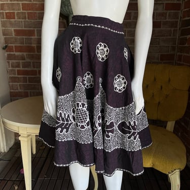 1950s Mexican Circle Skirt