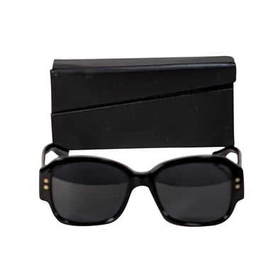 Christian Dior - Black Acetate Cannage Lady Dior Stud Sunglasses