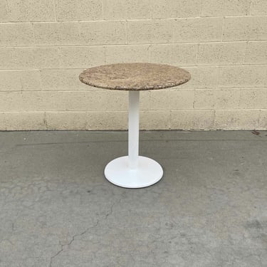 Reclaimed Bistro Table Base w/ Granite Top