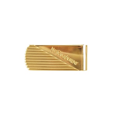 YSL Gold Logo Money Clip
