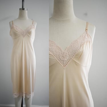 1980s Kayser Peachy-Beige Slip 