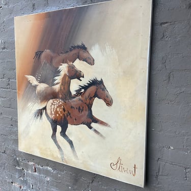 Horses, Oil on Canvas