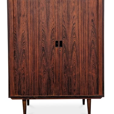 Rosewood Hutch with Tambour Doors  - 042467