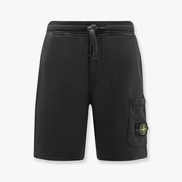 Stone Island Men Stone Island Black Bermuda Shorts