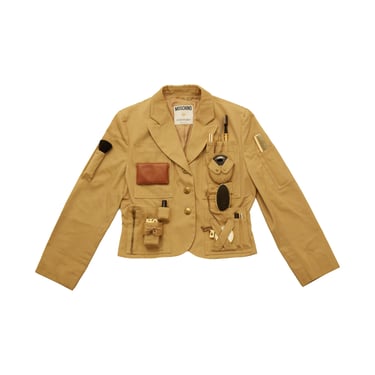 Moschino Canvas Survival Jacket + Accessories