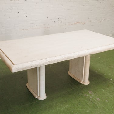 Travertine Dining Table