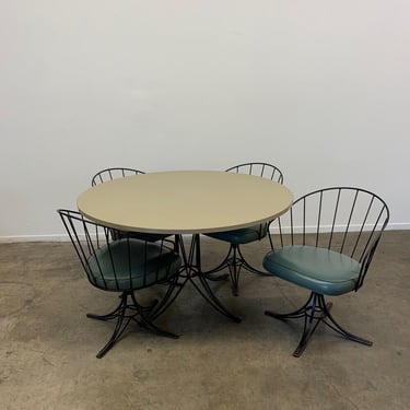 Outdoor Dining Set Circa 60’s - Includes Table & Chairs 
