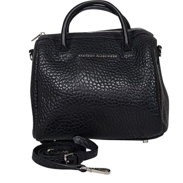 Brandon Blackwood - Grained Leather Medium Cara Duffle Bag