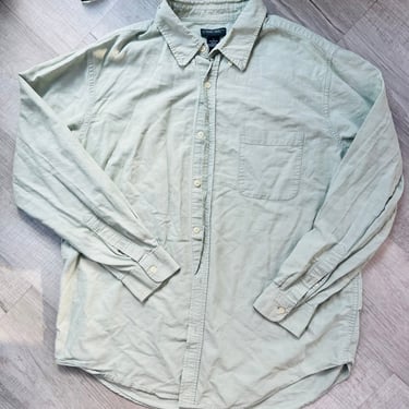 Sage Green Button-Down Shirt by Cherokee