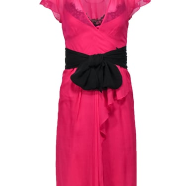 Vintage Diane von Furstenberg Hot Pink Silk Slip | Backroom Clothing - Los  Angeles, CA | ATTIC
