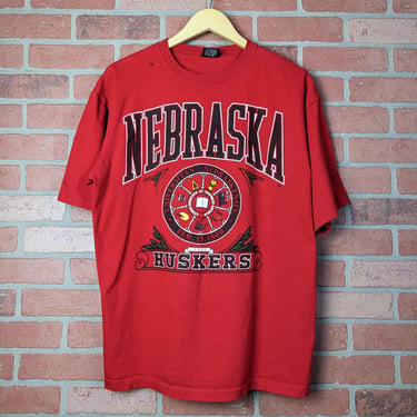 Vintage 90s NCAA Nebraska Cornhuskers ORIGINAL Collegiate Tee - Large 