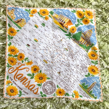 Vintage Kansas Hankie