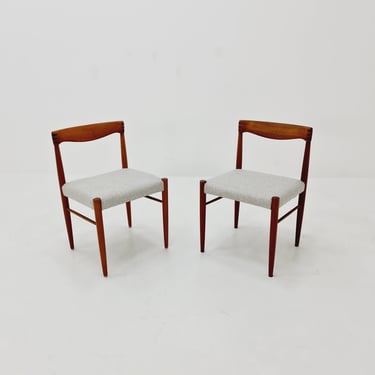 1 of 2 Danish teak dining chairs by H. W. Klein for Bramin, 1960s, 