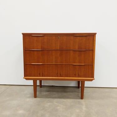 Vintage Danish Modern Teak Low Dresser 