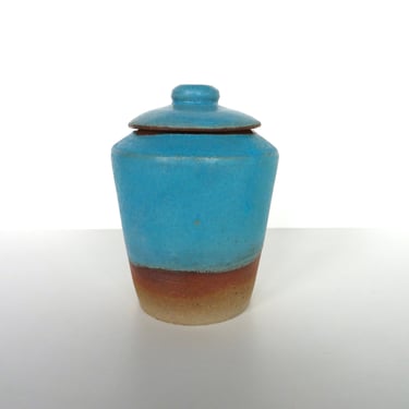 Vintage Studio Pottery Lidded Jar 