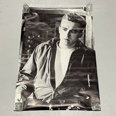 Rare James Dean NOS Poster from Sweden - 1980 - Rare 1980s Vintage Posters - Film Icon - Iconic Movie Star - Rare Scandecor 