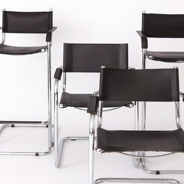 Set of 4 Cantilever Chairs 1990s Vintage - Italy 