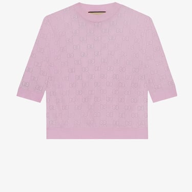 Gucci Woman Sweater Woman Pink Knitwear