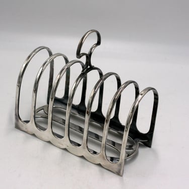 vintage William Hutton Silver Plate Toast Rack 