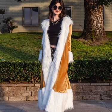 Penny Deluxe Astra Shimmer Velvet Faux Fur Jacket 