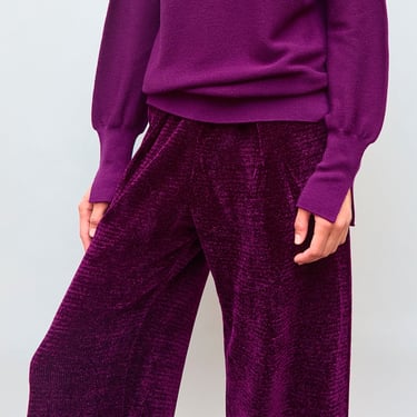 Velvet Pants Purple