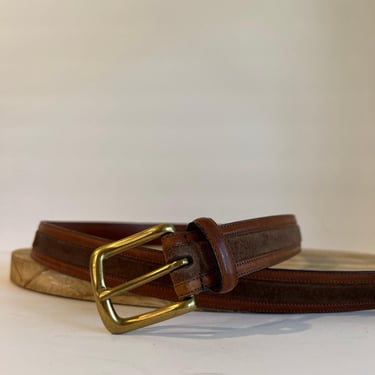 Polo Ralph Lauren Leather Eagle Gold Belt Buckle | Vintage  display picture 1