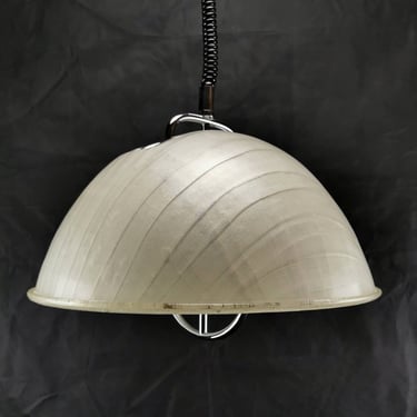 Very unusual vintage chandelier made in Italy in the 80s, Pendant Lamp for the living room, kitchen or even the office 