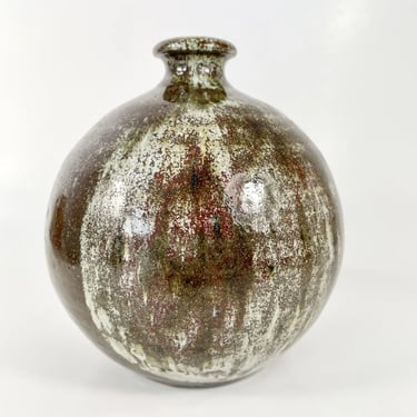 Mid Century Modern California Studio Pottery Ceramic Weedpot Vase Vessel Vintage