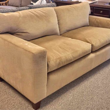 Two Cushion Tan Sofa