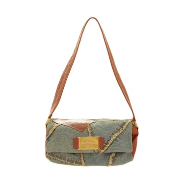 Dolce &amp; Gabbana Denim Patchwork Shoulder Bag